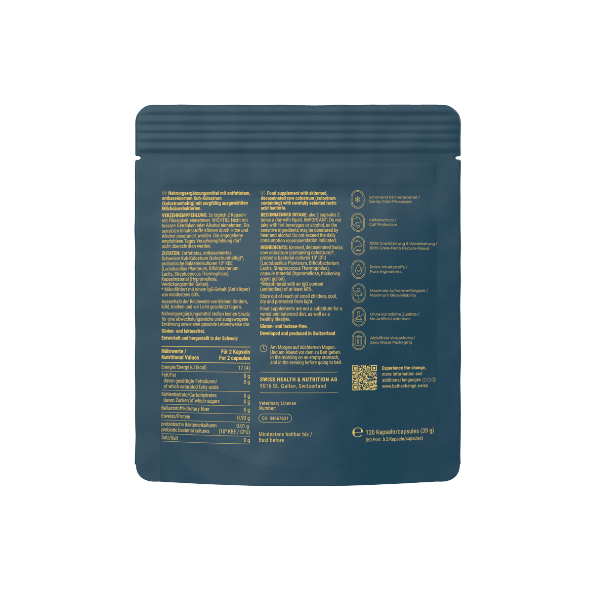 Colostrum & Probiotics-THE CHANGE