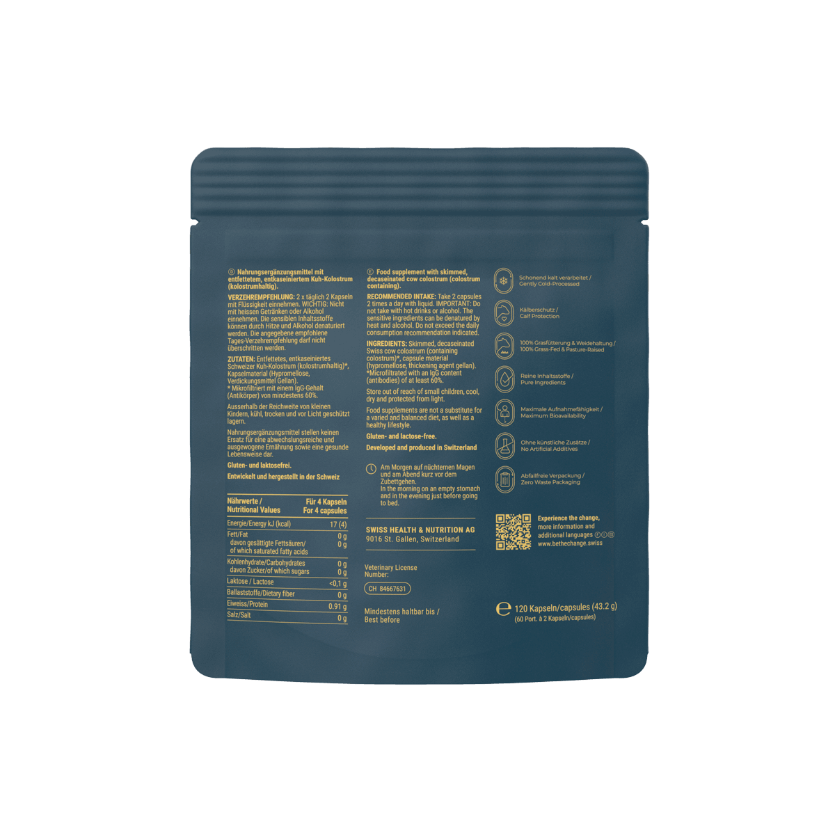 Colostrum Gold Standard-THE CHANGE