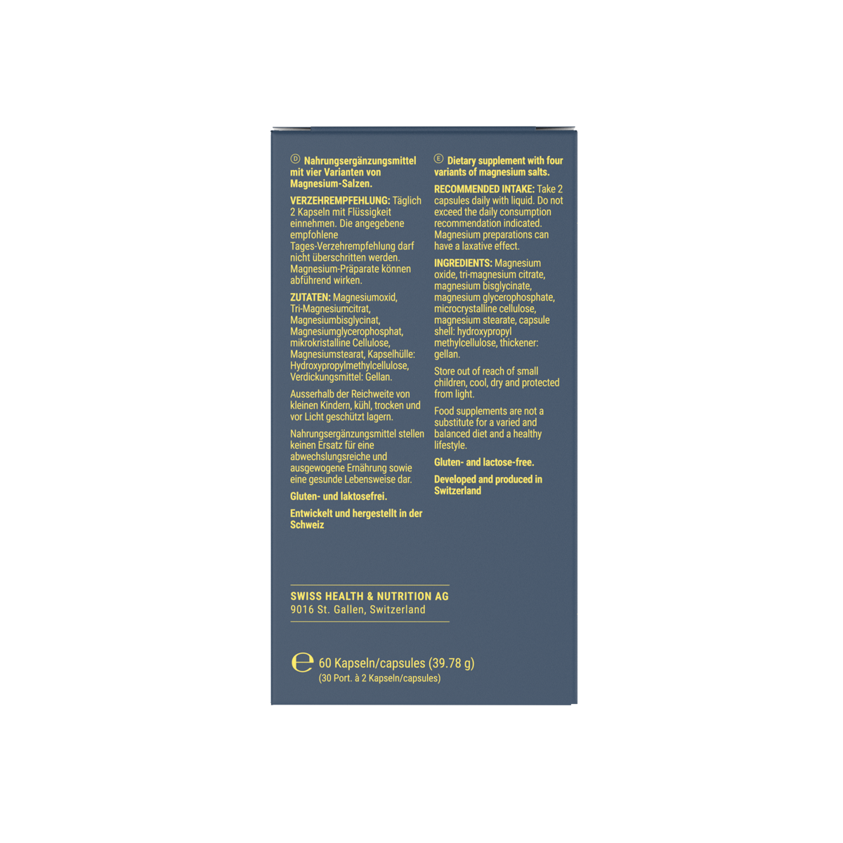 Four-Fold Magnesium