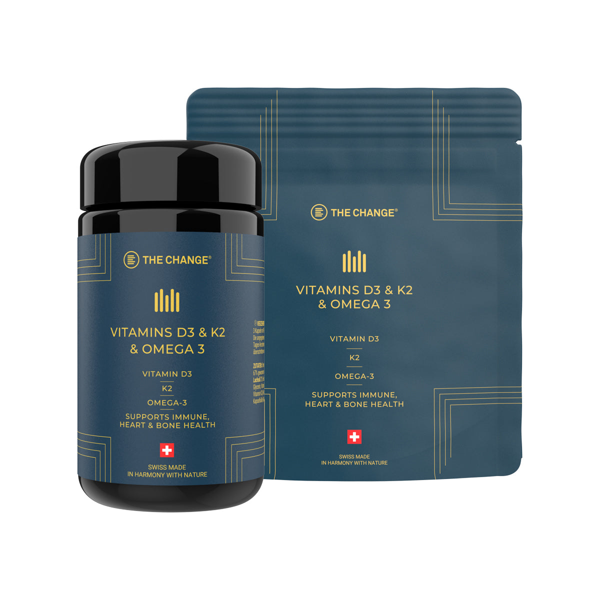 Vitamins D3 & K2 & Omega 3