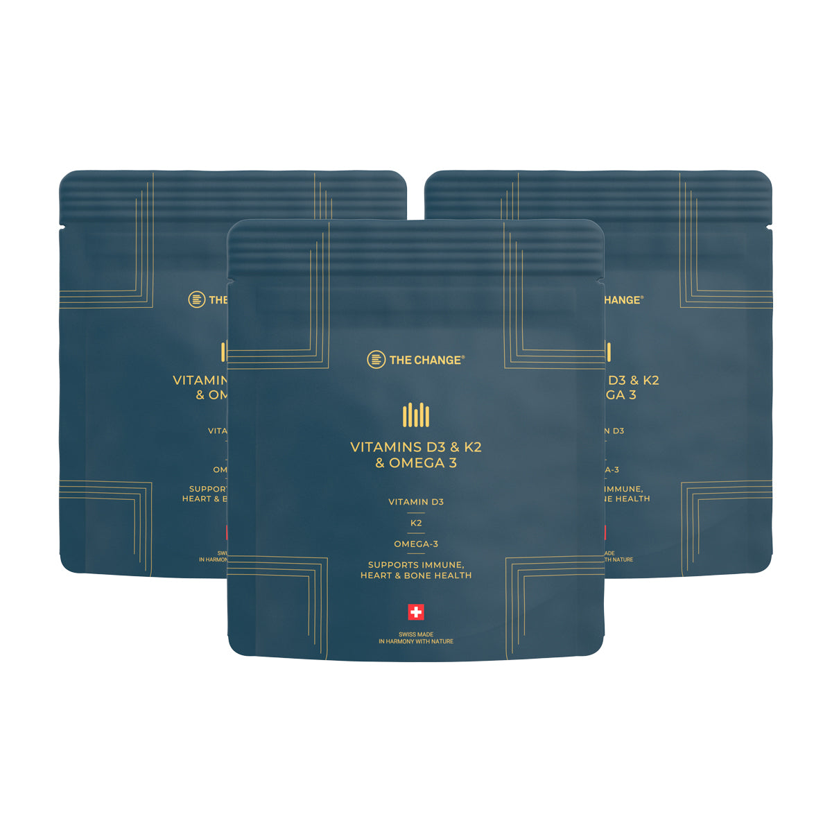Vitamins D3 & K2 & Omega 3