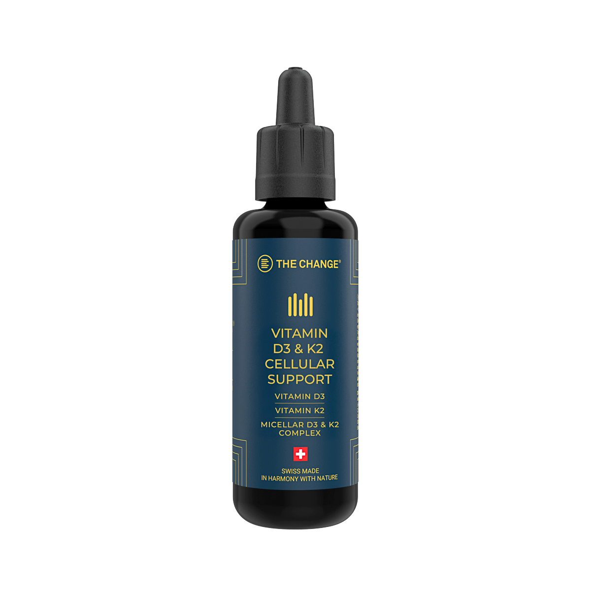 Vitamins D3 & K2 Cellular Support-7514-Mironglasflasche-THE CHANGE
