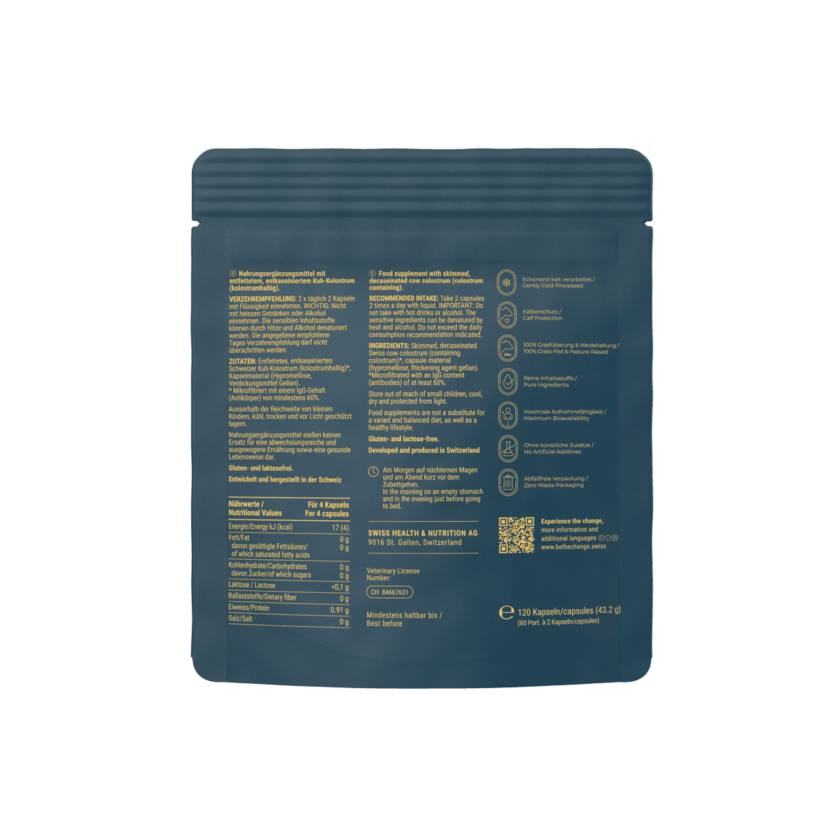 Colostrum Gold Standard-THE CHANGE