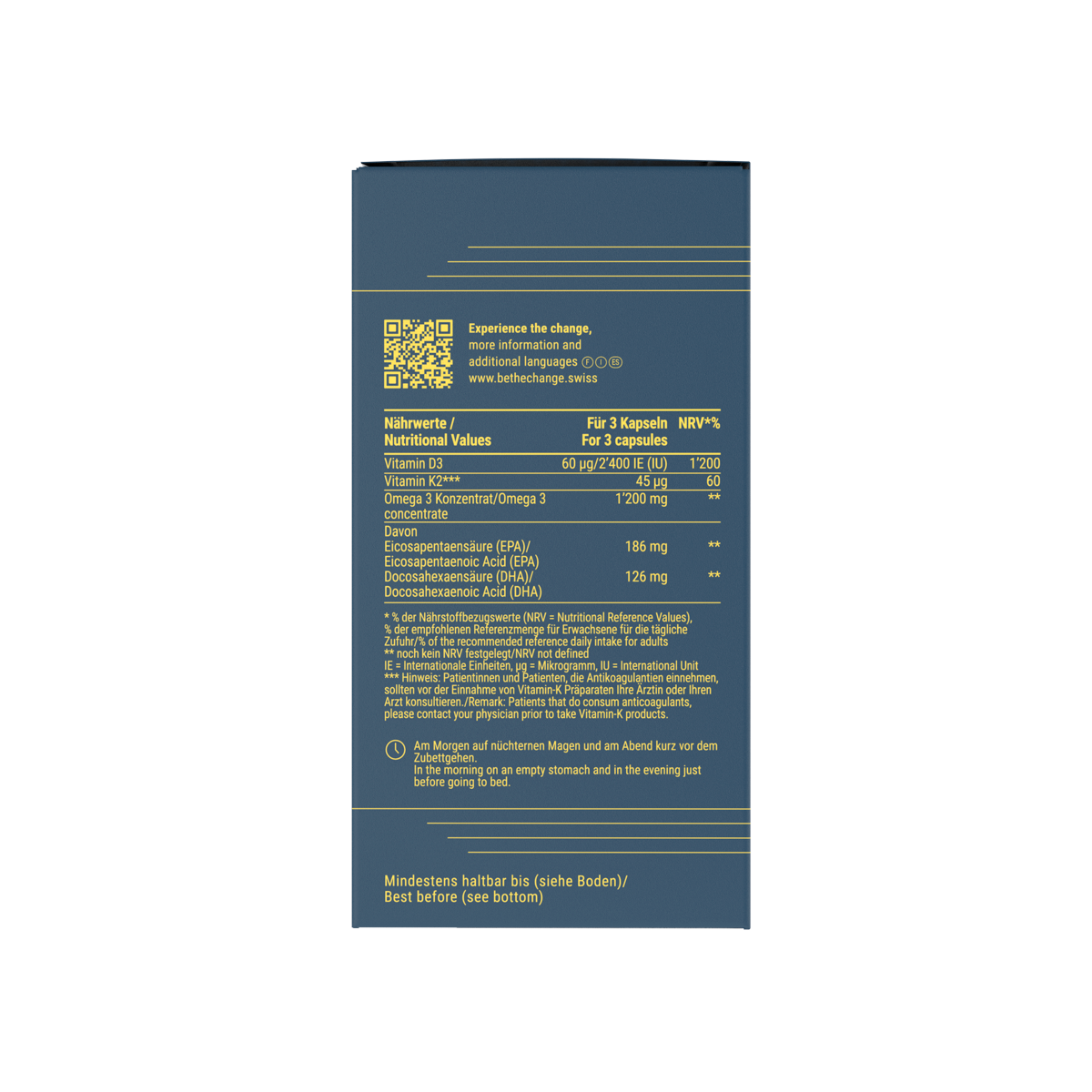 Vitamins D3 & K2 & Omega 3